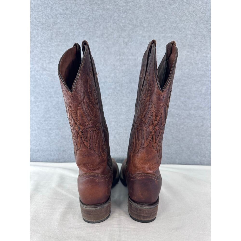 Circle G by Corral Women's sz 8.5 Embroidered Western Broad Square Toe Boot Tan - Picture 6 of 16